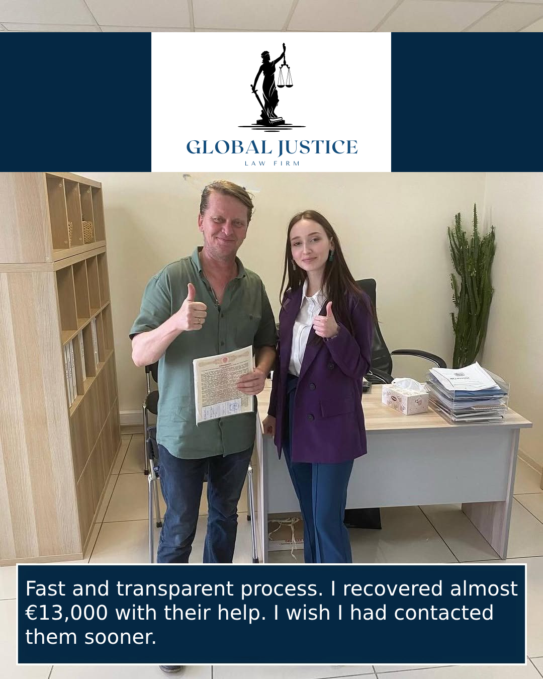 Client 4 Testimonial: Lost funds recovered from online shopping fraud